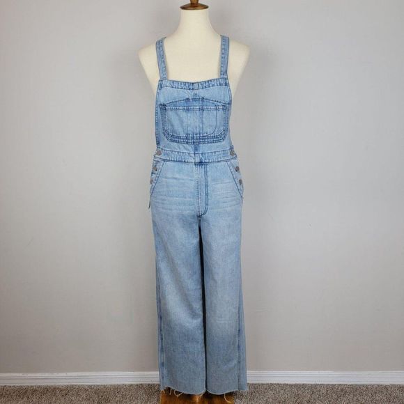 Joe's Captivate The Wide Leg High Rise Overall Jea - Picture 5 of 16